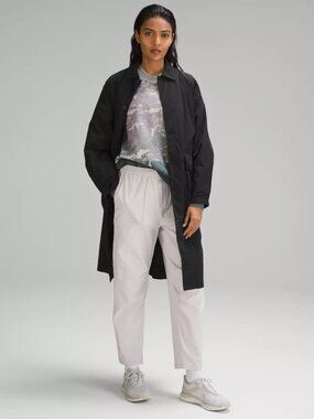NWT Lululemon LAB Oversized Long Coat Black Size XS
